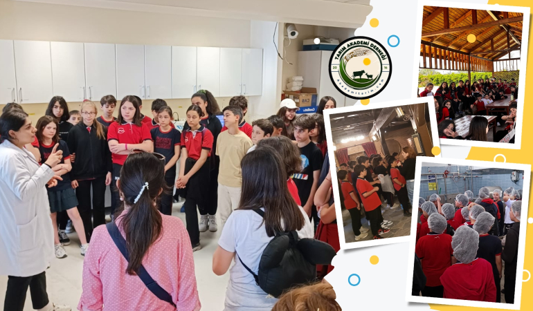 Minik Eller Toprakta, Gözler Kozada: Tarım Akademi’den Eğitim Gezisi